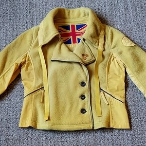 VTG Ambiente Sport Lightweight Women's Yellow Jacket Size 10